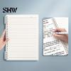 Study Supplies for Classroom A5 Spiral Notebook, Lined /Horizontal Grid/Blank Inner Page, Multifunctional Writing Pad Morandi Solid Color Cover