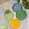 1pc Texture Wax Seal Stamps Brass Head 3D Dragon Scale Ice Cubes Growth Ring Triangle Sweater Pattern Removable Wax Sealing
