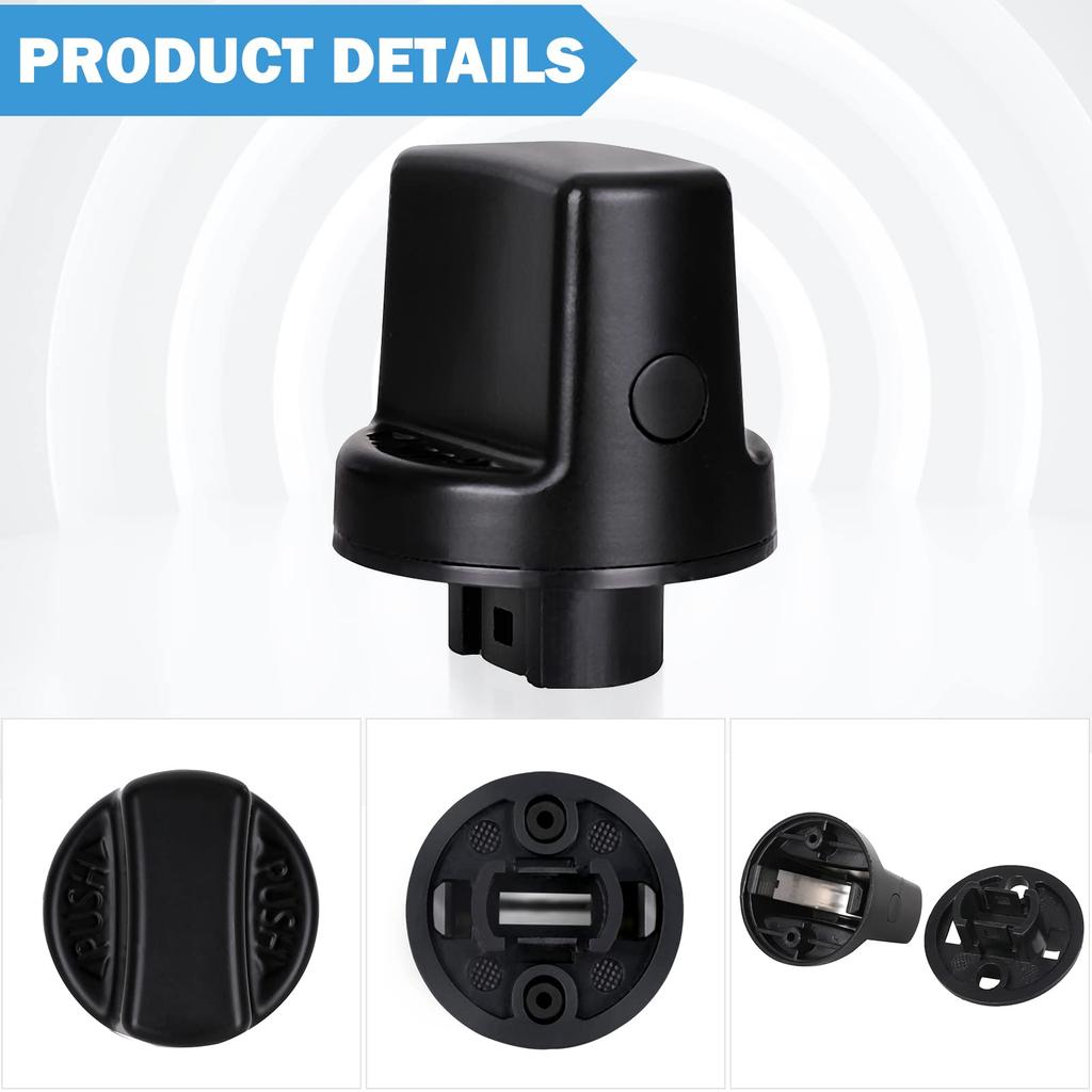 SHINEHOME Zündschlüsselknopf Drehschalter zum Drücken für 2007-2015 Mazda CX-9 2007-2011 Mazda CX-7