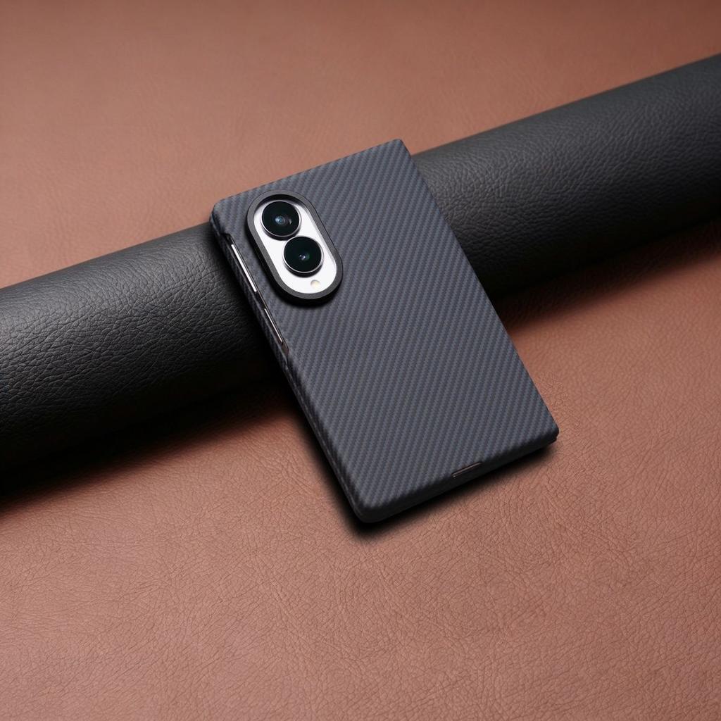 Aramid Carbon Fiber Pattern Magnetic Phone Protective Case for Samsung Galaxy Z Fold 8 Ultra 8 7 6 5 4 3 Tempered Glass Screen Protector Cover