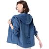 Women's Corduroy Loose Fit Short Jacket - Korean Style, Versatile Spring/Autumn Hoodie, Plus Size, Slimming, Casual Wear