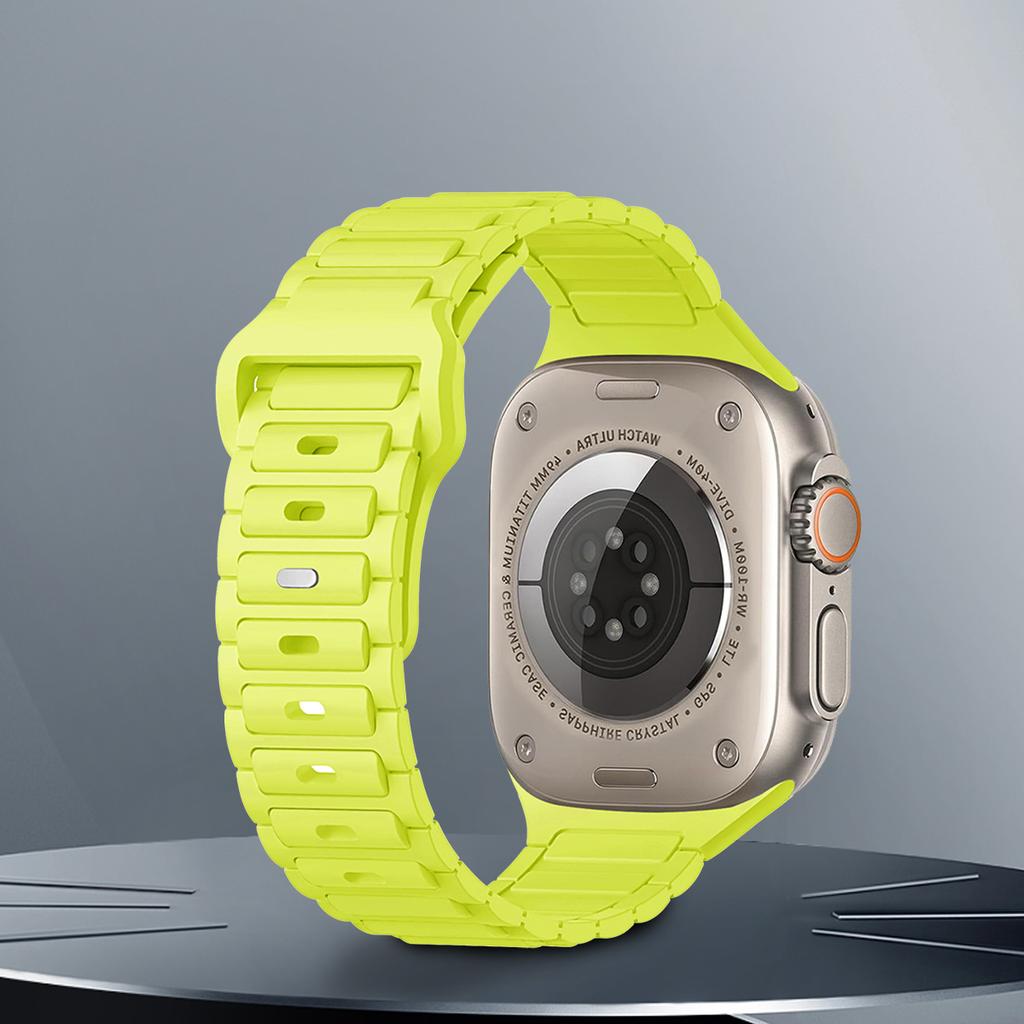 Silicone Strap for Apple Watch Band Ultra 49mm 46mm 45mm 44mm 42mm 41mm 40mm Wristband iwatch Series 10 9 8 7 6 SE 5 4 Bracelet