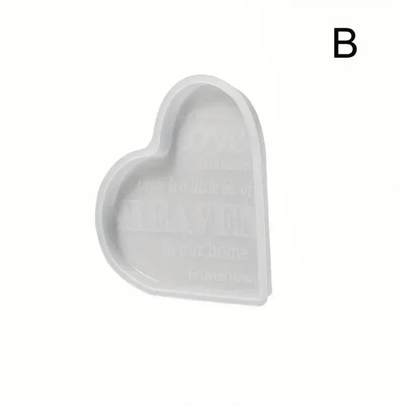 Latests Models Love Heart Letter Resin Silicone Mold Top Quality Creative DIY Jewelry Making Tool for Earrings Necklace Bracelet