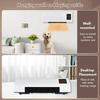 Remote Control Wall-Mounted Air Blower Adjustable Temperature Electric Heater  Indoor Use