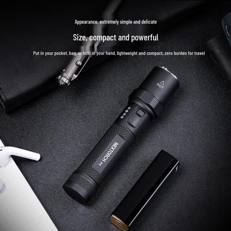NEXTORCH P8 High-Power 1600 Lumen Rechargeable Flashlight