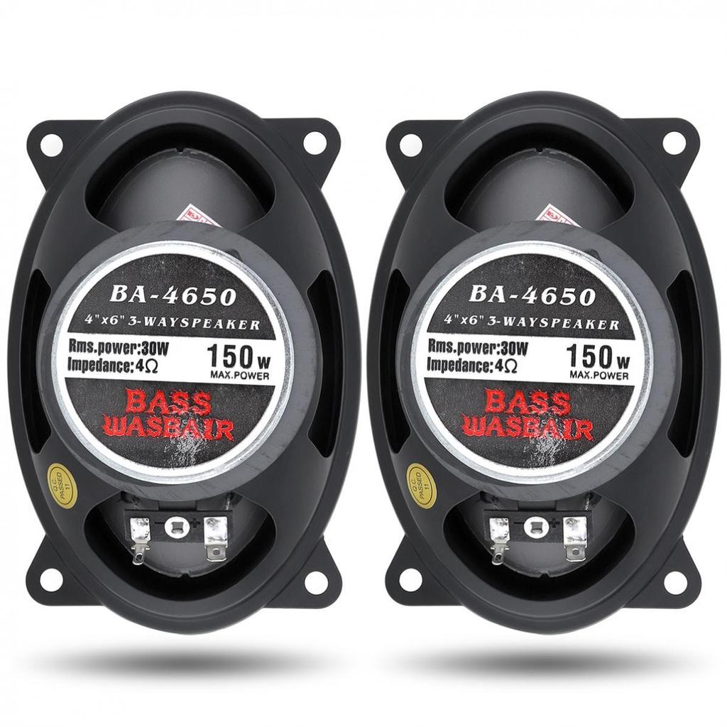 4*6 palcový 150W audio koaxiální reproduktor s plným rozsahem frekvence do auta, 2pásmový auto hudební stereo Hifi reproduktor