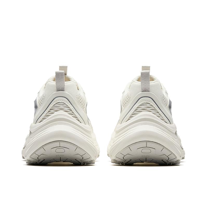 Anta Fuyiao Fashion Trendy Versatile Non-Slip Wear-Resistant Low-Top Casual Shoes Women sneaker Ivory Silver 122528857-2