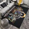 Overwatch full collection printed flannel carpet, non-slip, suitable for bedroom, living room, and children's room decoration