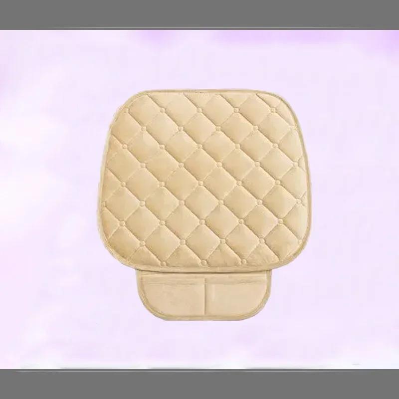 Universal Anti-slip Warm Winter SUV Car Seat Cover Cushion Front Rear Flax Cushion Breathable Protector Mat Pad Auto Accessories
