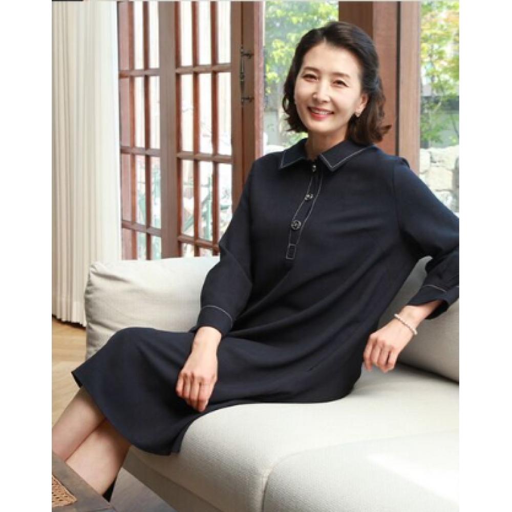 Shiz Madam Dress N2668 Collar Ruette Stitch