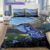 S04 Pattern Bedding Home Decoration Birthday Gift ( 1 duvet cover + 2 pillowcase, without core),fan merchandise.
