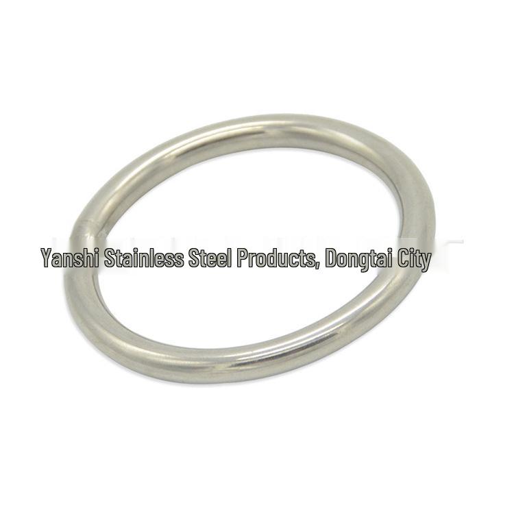 Solid Round Ring: 304 & 201 Stainless Steel Decorative O-ring, 25mm