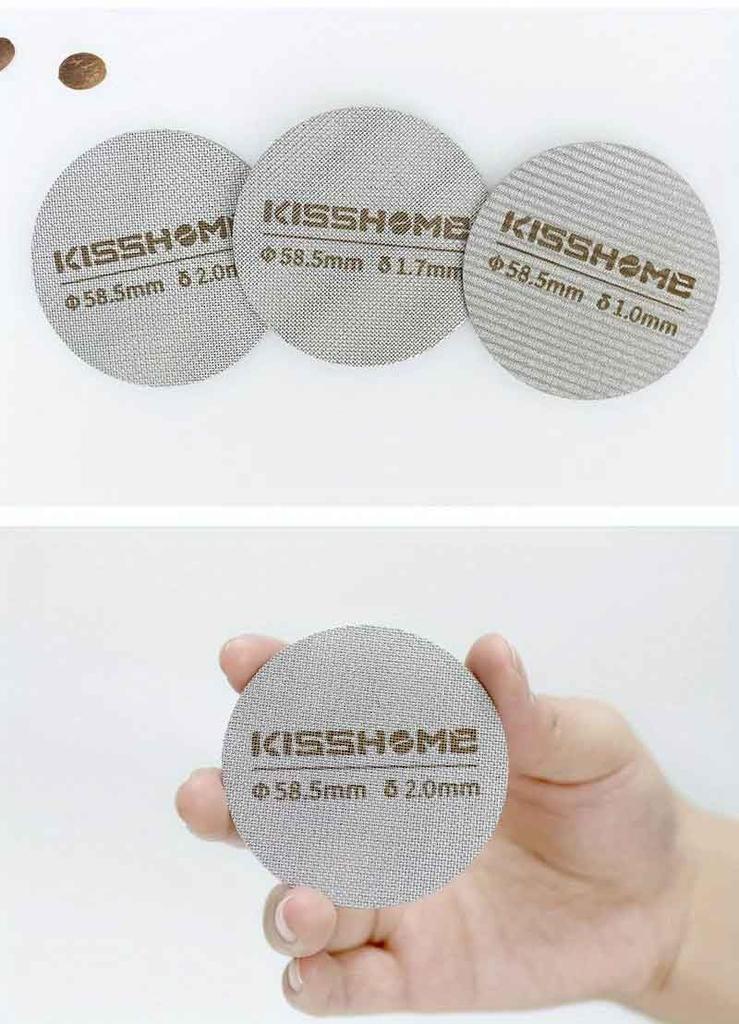 zmart Coffee Pack Screen, Reusable Heat-Resistant Metal Espresso Filter Mesh, 51mm, for Portafilters, Barista Accessories, Espresso Filter, Coffee