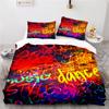 American Hip-hop Style Street Music Graffiti Printed 3D Bedding Set Duvet Cover Sets with Pillowcase Twin Full Queen King Size