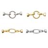 Sett med 6 Uregelmessige Låser for Armbånd og Halskjede Smykkefremstilling Tilbehør Kobber Håndlagde Tilbehør Lås