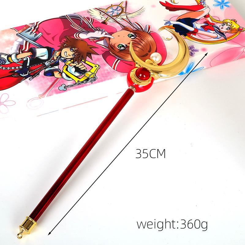 Usagi Tsukino's Extra Large Sailor Moon Retractable Alloy Wand Prop