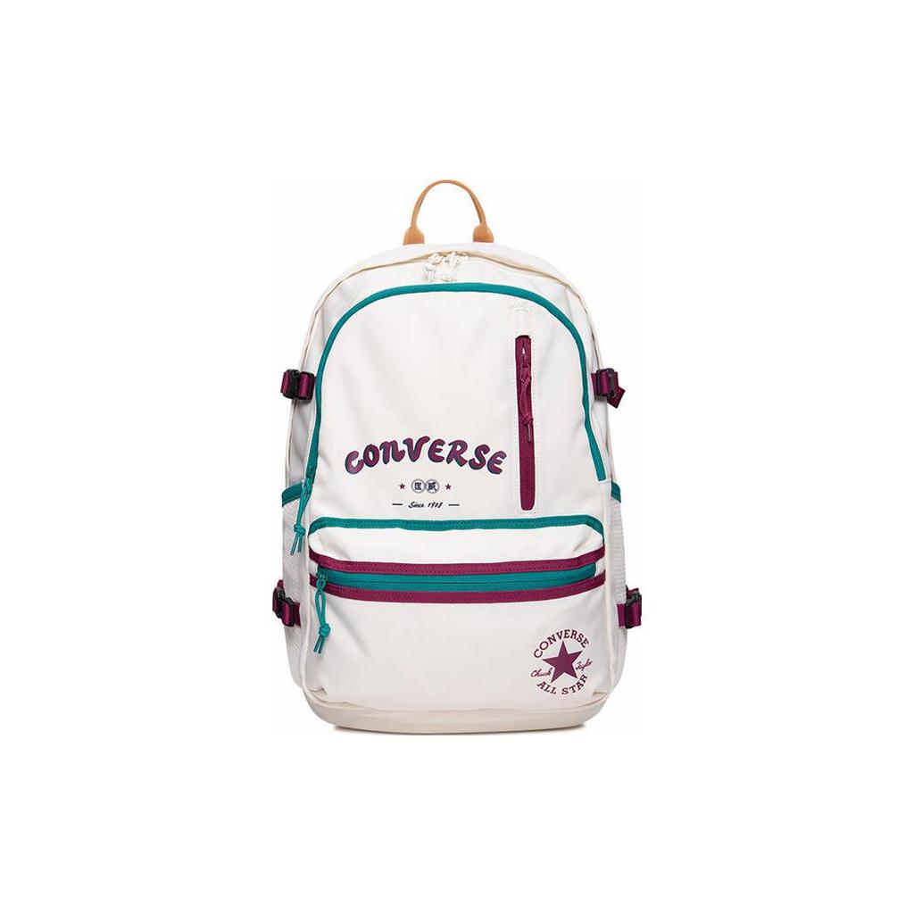 New Converse Polyester Backpack Regular Unisex White 10026178-A01