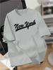2026 New Unisexs summer design letter print soft and breathable round neck Comfortable and loose Unisexs and Womens Tshirts