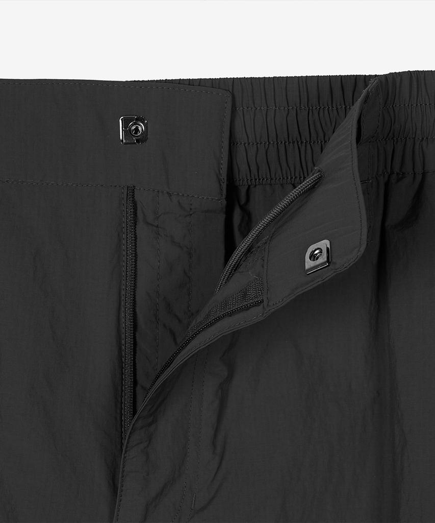 Nyuballanseu Nbnvg21513 / Uni Frozen Cotton-Like Cargo Knee-Length Bermuda Shorts (Charcoal)