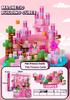 Pink Castle Magnetic Building Blocks: Educational Construction Set for Kids