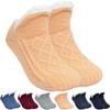 Antiskid V-Mouth Fluffy Slipper Socks Machine Weaving Sleep Socks New Warm Socks  Unisex