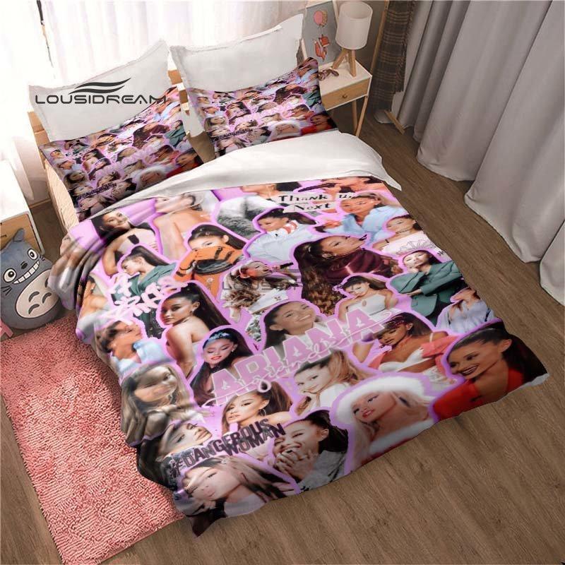Pop Singer A-Ariana Grand Bedding Sets exquisite bed supplies set duvet cover bed comforter set bedding set luxury birthday gift