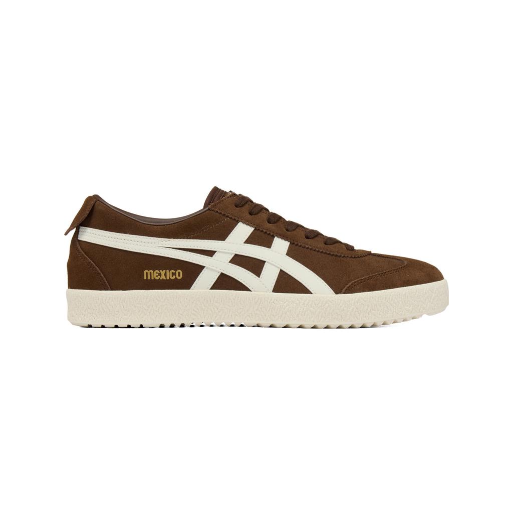 ONITSUKA TIGER Mexico 66 Delegation Synthetic Leather Classic Brown Fashion Lifestyle Shoes Unisex Sneakers 1183C344-200