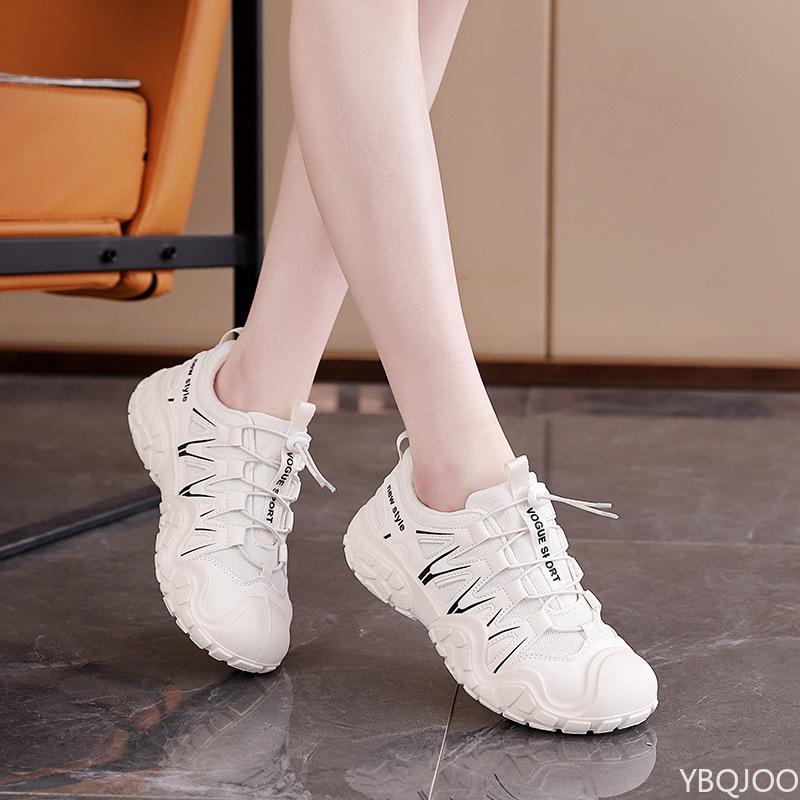 Trendy Women's Shoes 2025 New Spring Sports and Leisure Hiking Design Sense Vulcanized Shoes Platform Sneakers Zapatos De Mujer