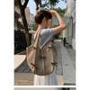 Retro Polyester Knit Tote Bag for Women Bow Woven Shoulder Handbag KTB