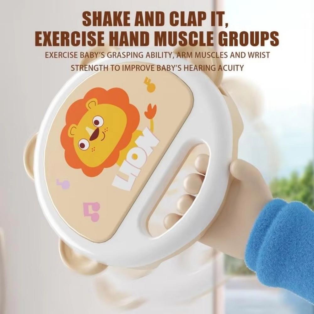 Handheld Percussion Instrument Kids Tambourine Toy Delicate Tambourine Instrument Children Learn