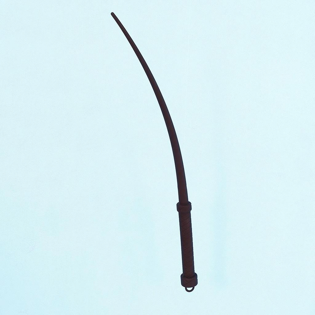 Silicone & Leather Horsewhip for Training and Flirting