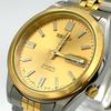 Used [Good condition] SEIKO Seiko 5 watch automatic analog 3-hand gold combination SNKC44J1 7S26-00X0 in operation