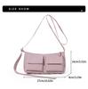 Bolsa Mensageiro Masculina para Deslocamento Bolsa de Ombro Leve Multibolsos Bolsa Feminina