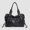Leather Retro Shoulder Bag for Women with Pockets Shoulder Handbag Top Handle Bag Shopper Bag for Daily Use