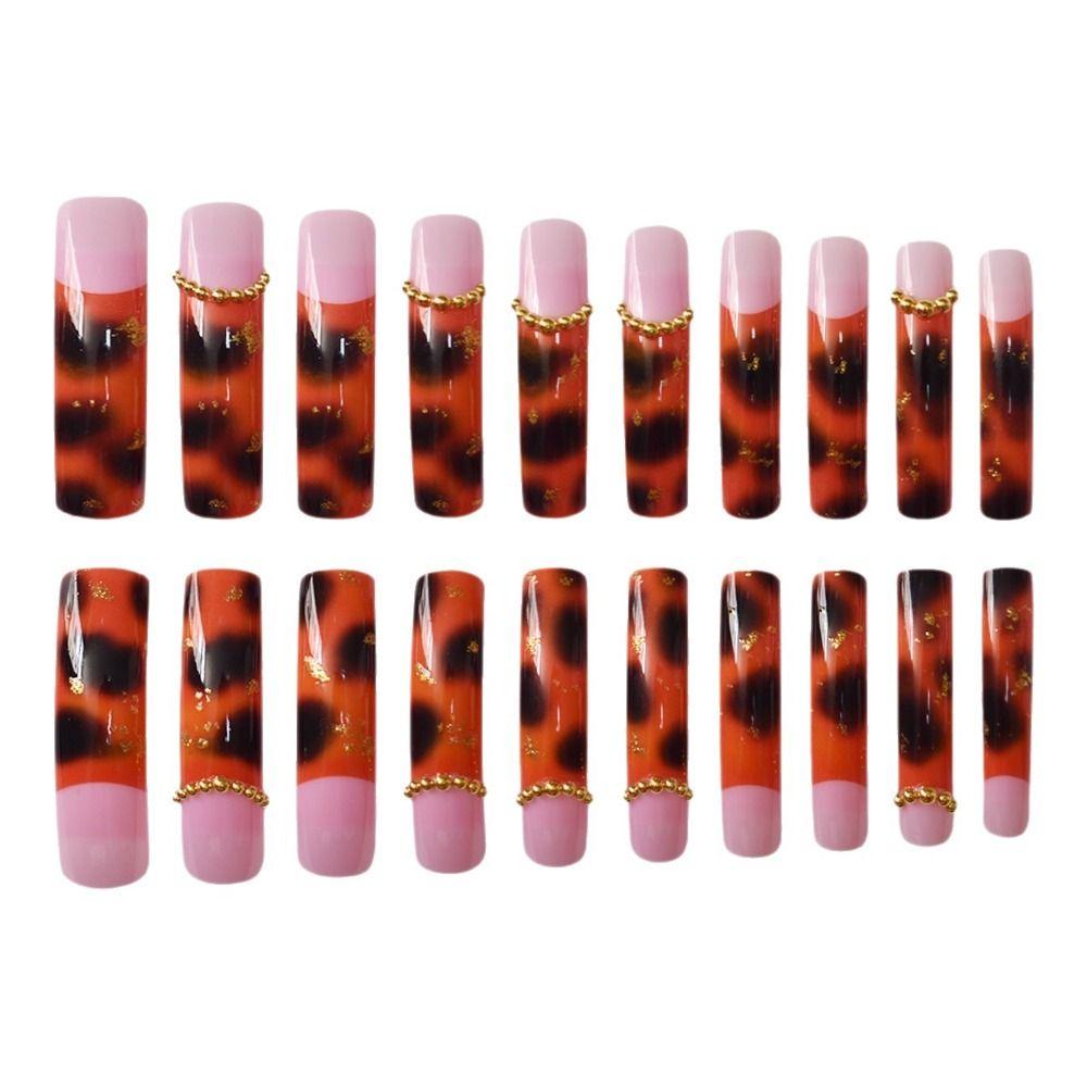 Easy to Use Extra Long Curved False Nails French Tip False Nails Nail Supplies Manicure Tools
