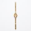 Gold Tassel Chains Watch Alloy Oval Quartz Watch Delicate Quartz Wristwatch  Fashion Wear
