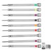 9pcs Watch Screwdrivers Set with Base Alloy Slot Cross Watch Screwdrivers Accessories