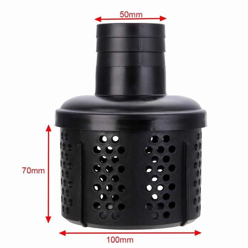 ABS Dirty Water Drainage Sewage Pump Suction Hose Strainer Filters New