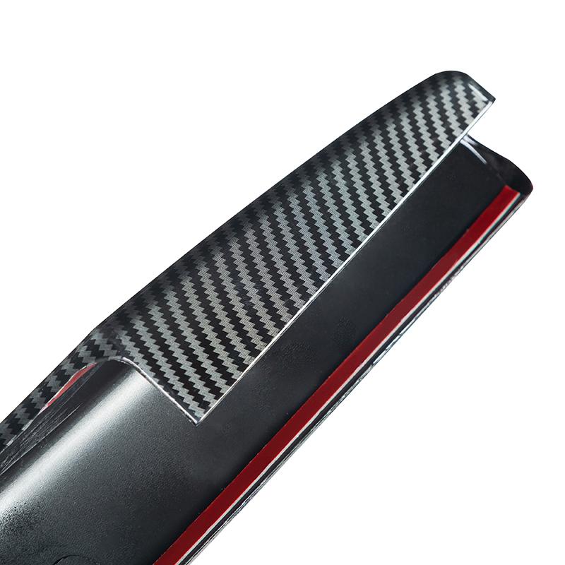3Pcs Car Carbon Fiber Look Central Armrest Box Panel Cover Sticker For Honda Civic 2016 2017 2018 2019 2020 Interior Parts Decor