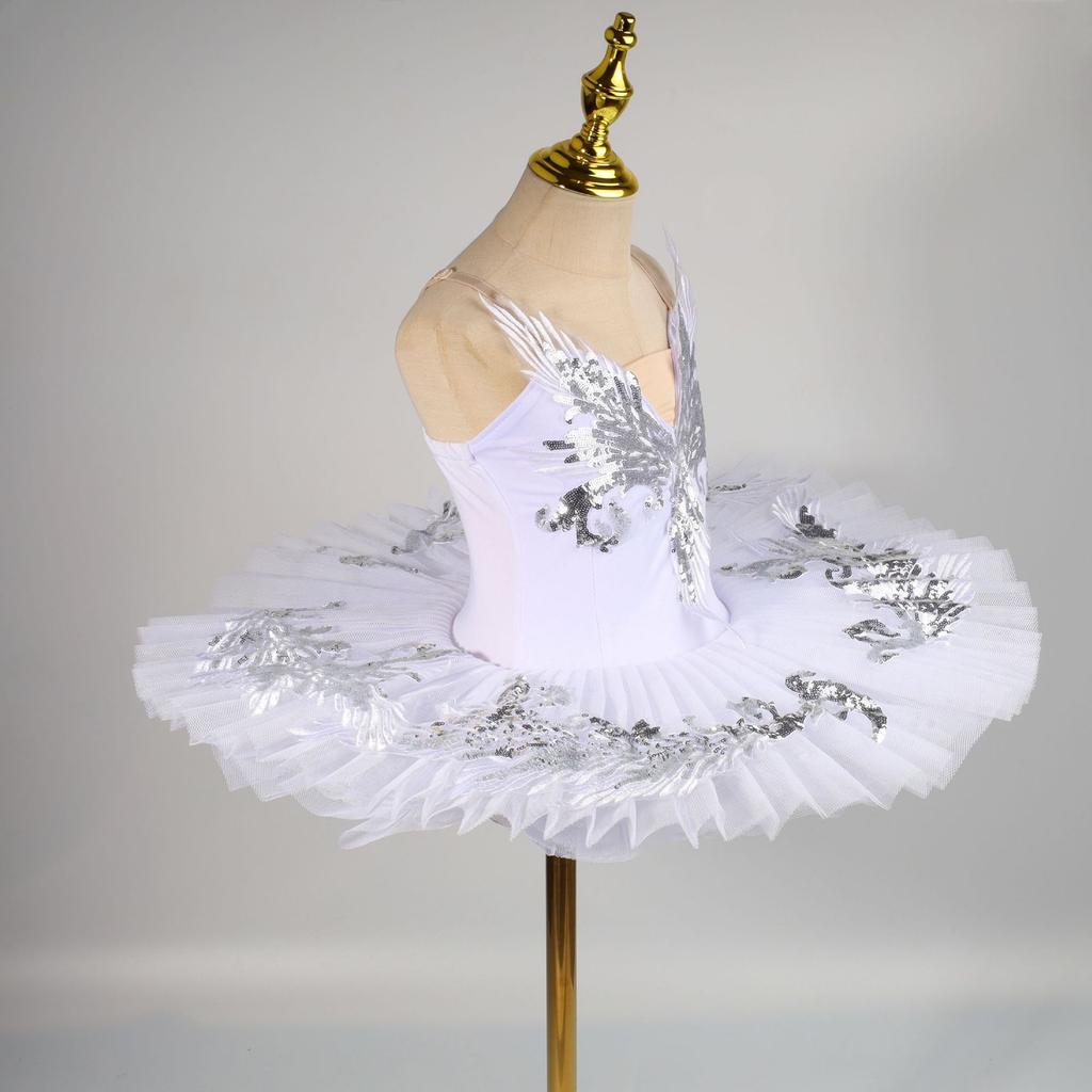 Volwassen Kinderen Klassiek Professioneel Ballet Tutu Witte Zwaan Meer Pannenkoek Tutu Ballerina Feest Danskostuums Balletjurk Meisjes Vrouwen