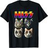 Graphic Cat Hiss Animal Classic Art Kitten Funny Pet Humor T-Shirt Unisex T-Shirt