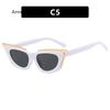 Fashion Women Square Sunglasses Shades UV400 Retro Rivets Double Color Men Sun Glasses  gafas lentes