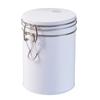 Tinplate Airtight Coffee Canister with Check Valve Coffee Storage Jar Beans Storage Container  Rice