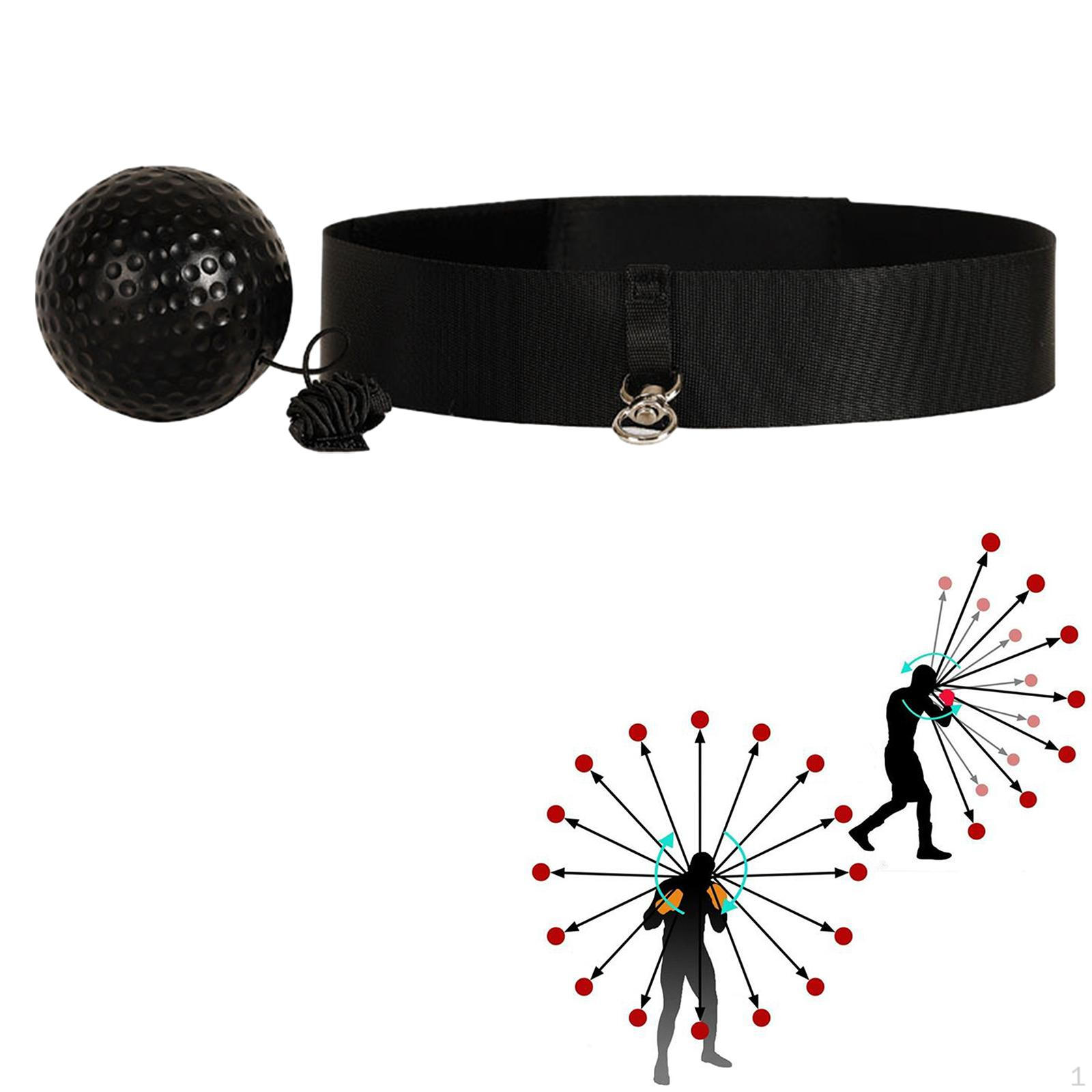 

Повязка на голову с боксерским мячом, на веревке, упражнения на удары, регулируемая повязка на голову — удары