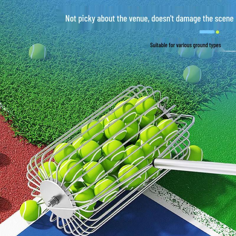 Portable Rolling Tennis Ball Picker