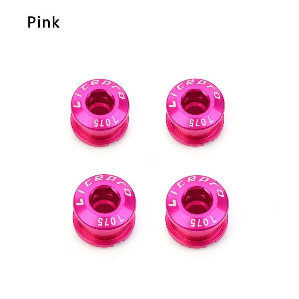 4Pcs High Quality Road Bike Accessories MTB Bicycle Chainring Wheel Bolt Disc Screw Cycling Crankset Parts Chainwheel Screws