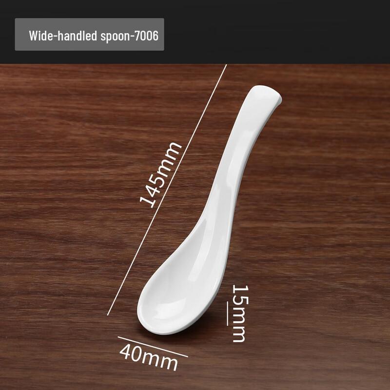 Food Grade A5 Melamine Soup Spoons (10-Pack)