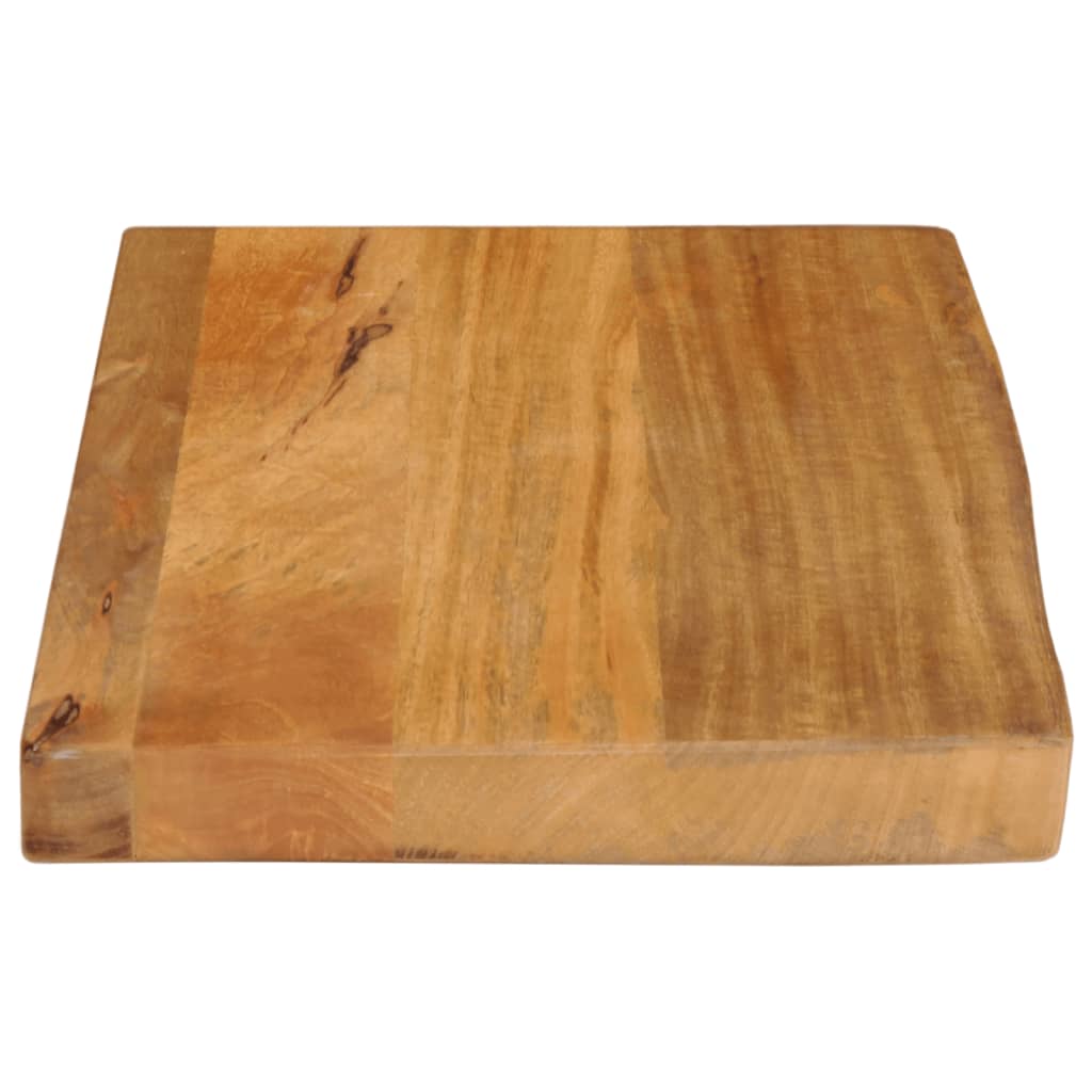 Vidaxl Tabletop with Natural Edge, 50X20X2.5 Cm, Mango Wood