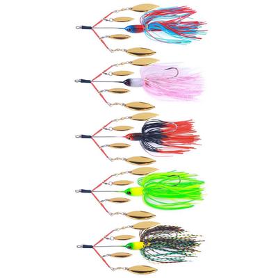 Spinnerbait Wallet Návnada Multirota Spinners Lžíce Návnada na štiky Peche Tackle Všechny umělé návnady Kovové flitry Spinnerbait