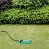 1pc Adjustable Automatic Swing Sprinkler for Lawn and Garden - Efficient Watering Tool with Adjustable Head, Orange & Black Design